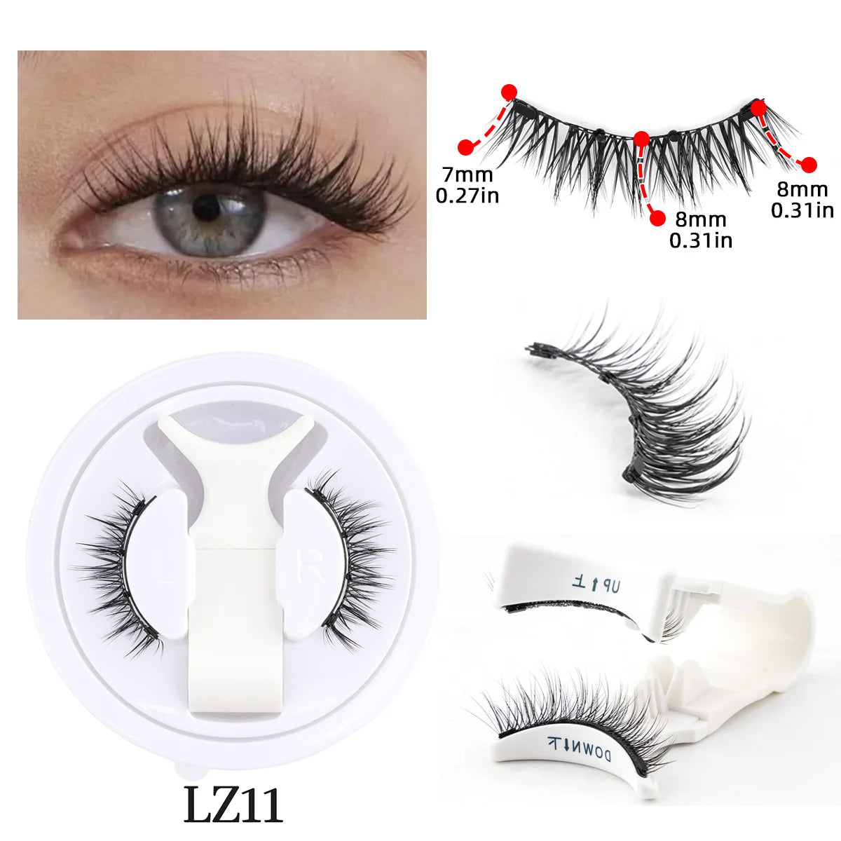 Alysano - Glamouröse Magnetisches Wimpernset