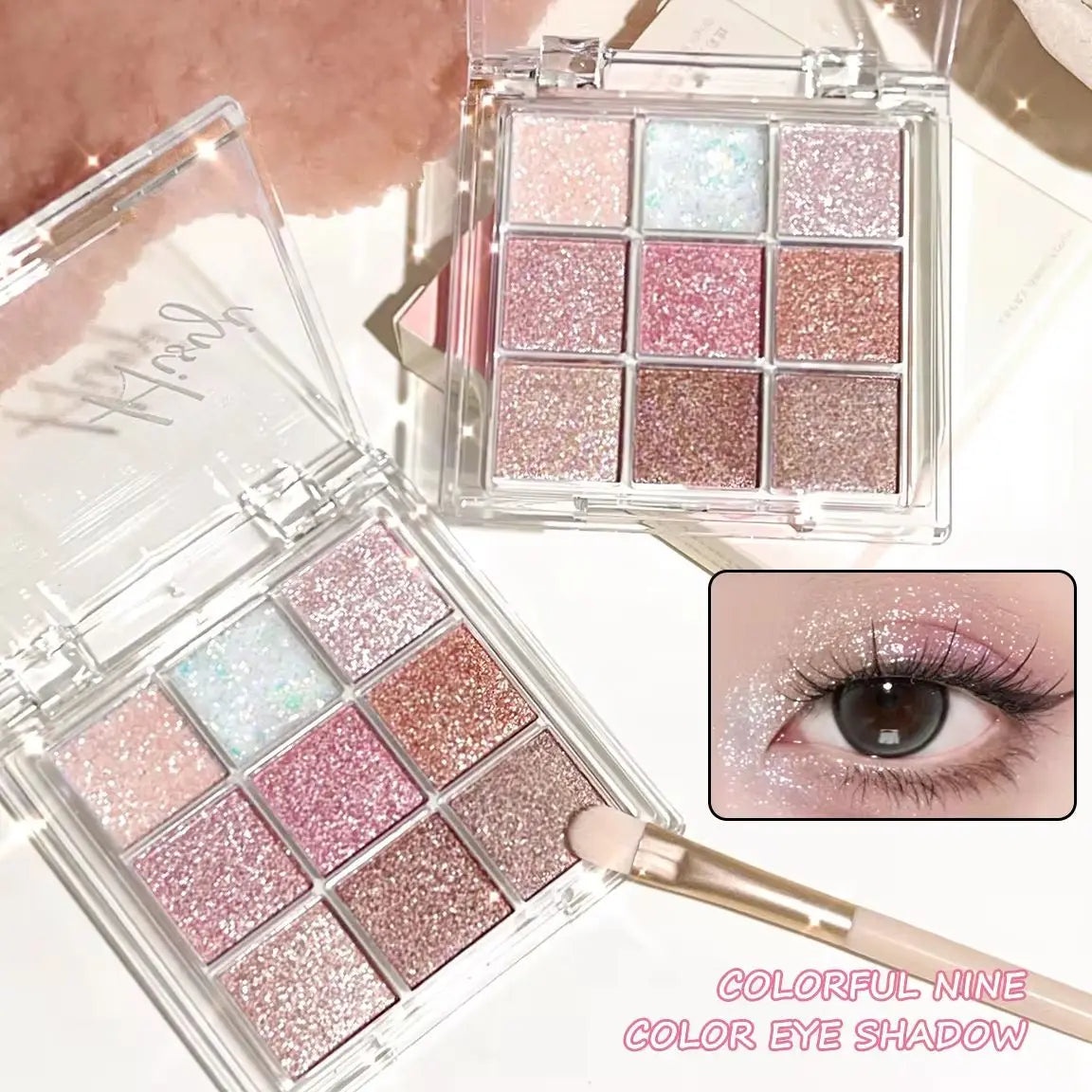 Glitzer-Pearlescent Lidschatten